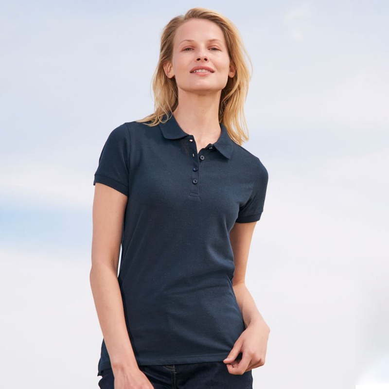 logodrauf.at Poloshirt Damen Basic mit Logodruck ab 1 Stueck ebets GmbH