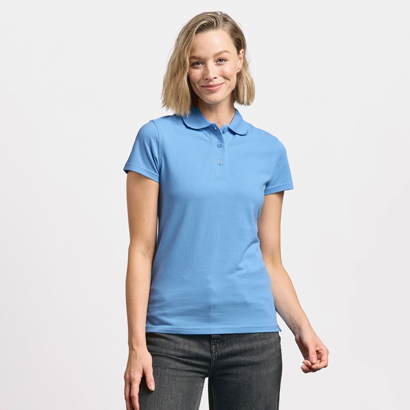 logodrauf.at Poloshirt Premium Damen mit Logodruck ab 1 Stueck ebets GmbH