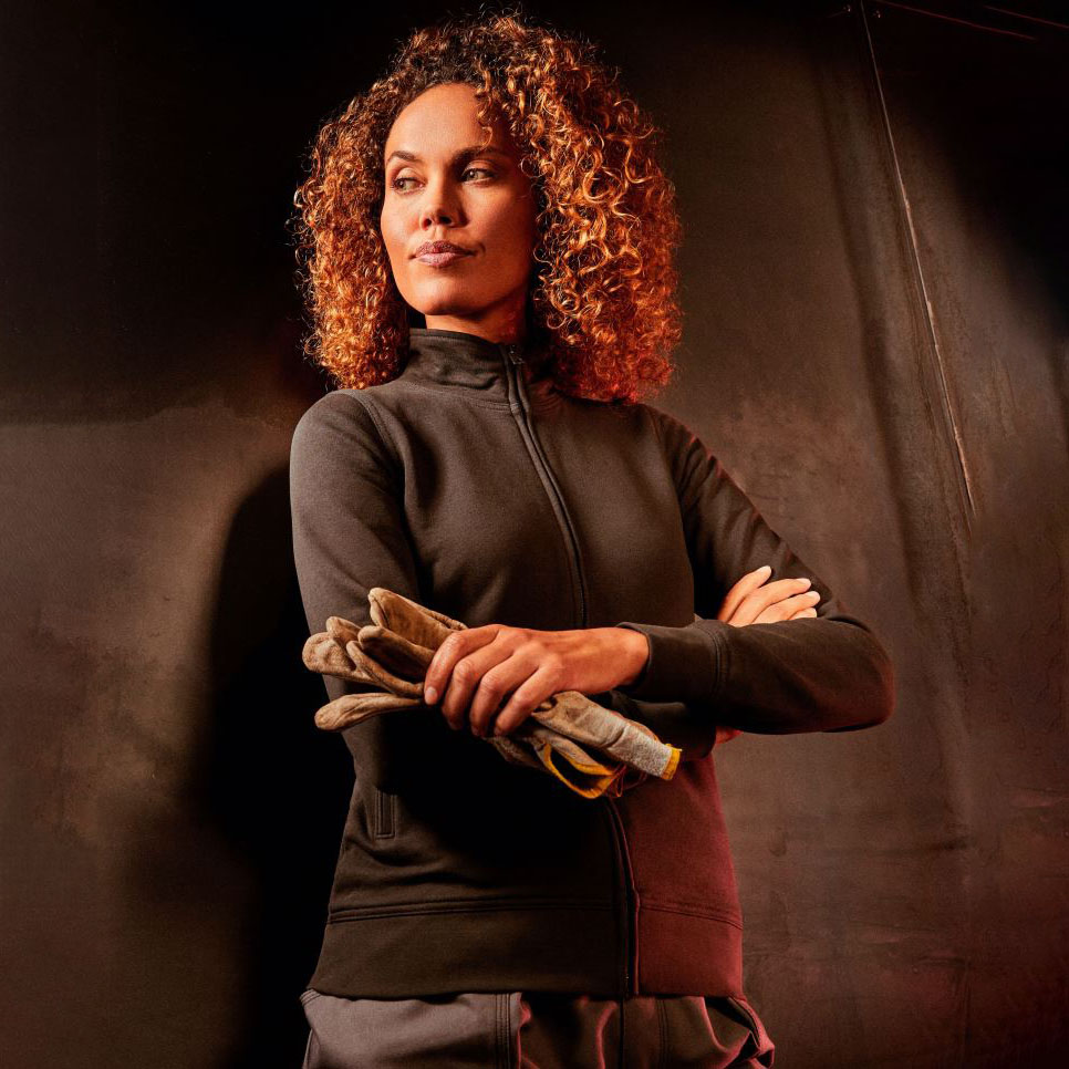 logodrauf.at Sweatjacke Sweater Premium Damen mit Logodruck ab 1 Stueck ebets GmbH