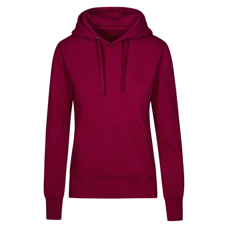 logodrauf.at-Hoodie in Premium Qualitaet Damen weinrot mit Logodruck bereits ab 1 Stueck -ebets GmbH