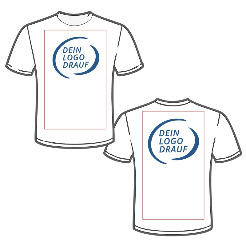 logodrauf.at Standskizze Druckflaeche Laufshirt mit druck ebets GmbH